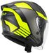 Ska-p 1mha Jedi Sport Open Helm Geel, Zwart XL