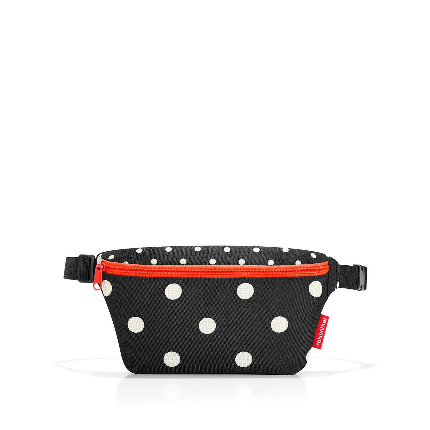 reisenthel beltbag S - heuptasje - zwart, wit, oranje