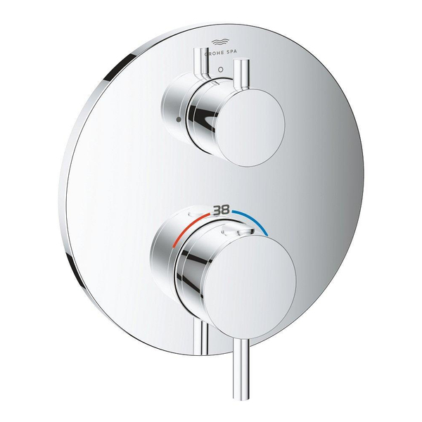 GROHE Atrio thermostatische afdekset zonder omstel chroom 24357000