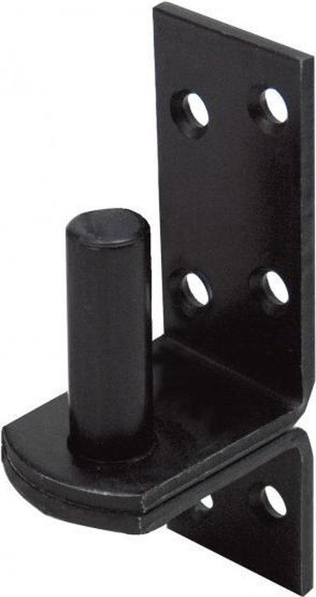 GB Verhoogde plaatduim 70 Ø16x45 38x5 EPZ Zwart - 10 stuks
