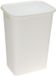 Storage Solutions Panier à linge - rotin - avec couvercle - blanc - 60 litres - 33 x 44 x 60 cm - plastique tressé