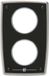 Vetus Panneau d'extension MPA1 pour deux écrans - Noir, Aluminium