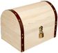 Glorex GmbH 6 2003 215 schatkist van grenenhout, FSC Mix 27 x 18 x 20 cm naturel