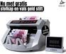 Agellic® Geldtelmachine – Biljettelmachine – 3-voudige vals geld detectie – 1000 biljetten per minuut – Geldteller – Valsgelddetector – Incl. Stofhoes en Vals geld stift - Geld Teller