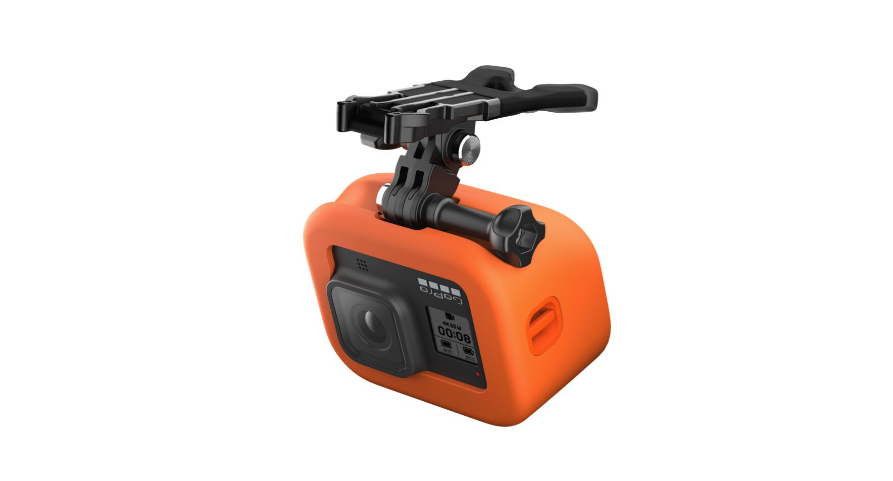 GoPro ASLBM-002 Camera Mount - Black/Orange - HERO8 Black Compatible