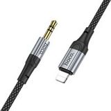Hoco UPA26 Lightning naar 3.5mm Jack Audiokabel 1M Zwart