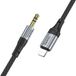 Hoco UPA26 Lightning naar 3.5mm Jack Audiokabel 1M Zwart