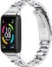 Strap-it Stalen Smartwatch bandje - Geschikt voor Huawei Band 6 - Zilver