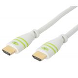 Techly 5.0m HDMI M/M HDMI Kabel Wit