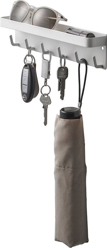 Yamazaki Magnetisch Sleutelrekje - Smart - Wit - Metaal