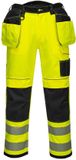 Portwest PW3 Hi-Vis Werkbroek met Holster Pockets T501 - Geel/Zwart - 36