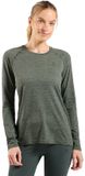 ODLO Essential Seamless Longsleeve Dames Shadow Melange Maat S