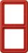 JUNG CD500 afdekraam kunststof, rood