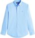 Tommy Hilfiger Heren Lange Mouwen Shirt Blauw Katoen/Elastaan S
