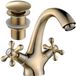 Kuchinox Stilo-serie Wastafelkraan Messing Klassiek