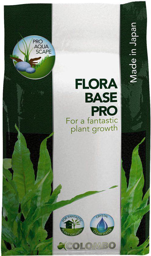Colombo Flora Base Pro Fijn - Aquarium -Voedingsbodem - 2.5 l Zwart