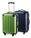 Hauptstadtkoffer Handbagage, 55 cm/98 liter, Appelgroen-donkerblauw, Set 55/55 cm, koffer