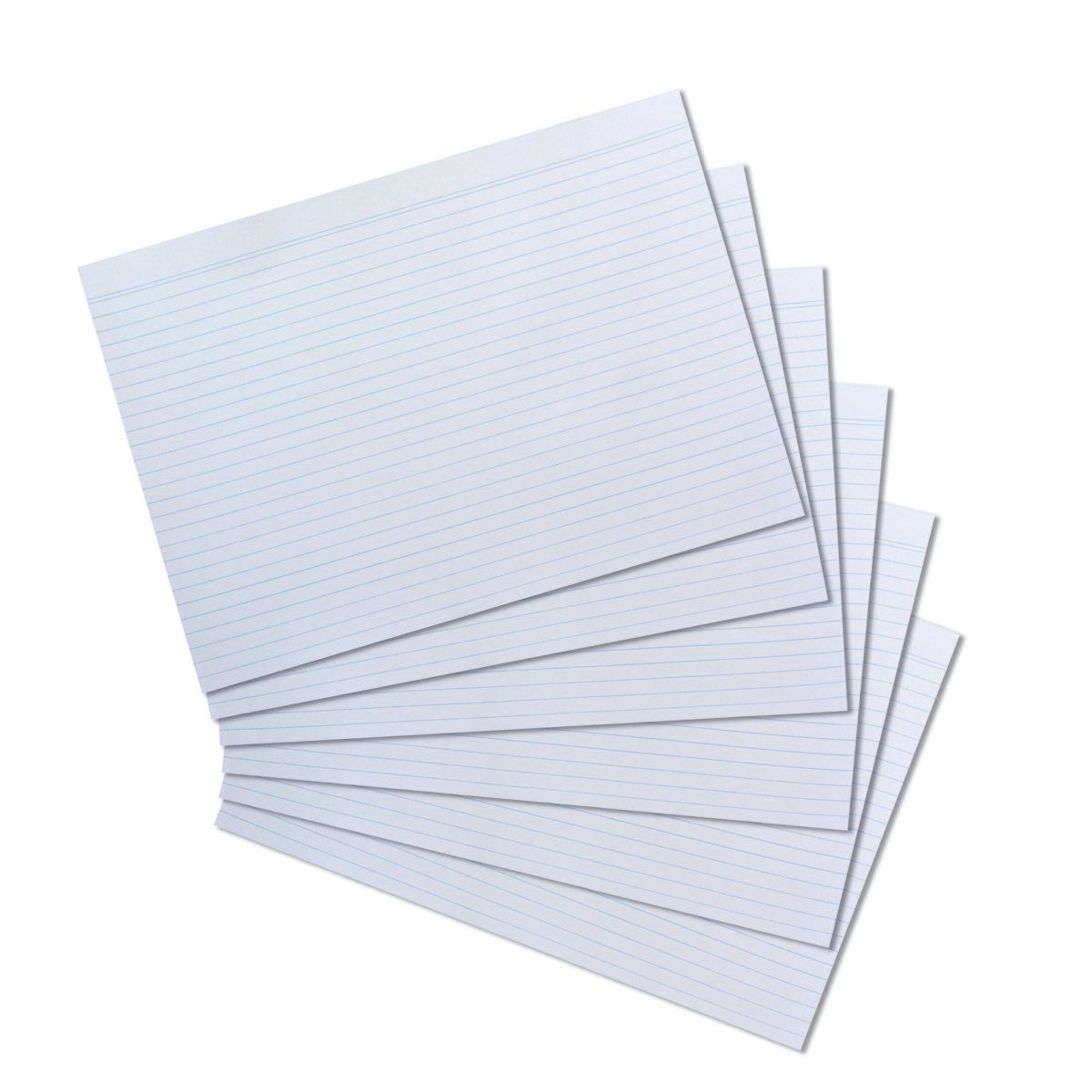 Herlitz 10621282 Index Cards - 100 Pieces - White
