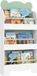 AIYAPLAY Bibliothèque pour enfants - MDF, bois de pin - 55L x 15l x 110H cm - Vert