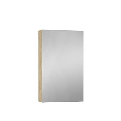 Baikal Camerino 48 cm - Wegkast met spiegel en LED-licht (optioneel) - Natuur