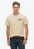 Superdry Lo-fi Outdoors Relaxed T-shirt Heren M Oatmeal Beige