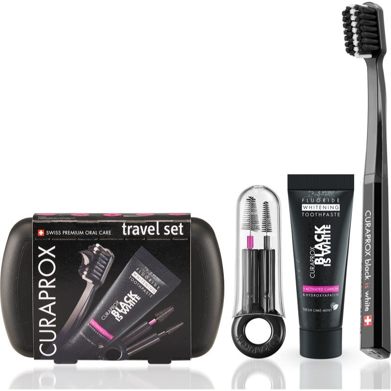 CURAPROX Black Is White Travel Set