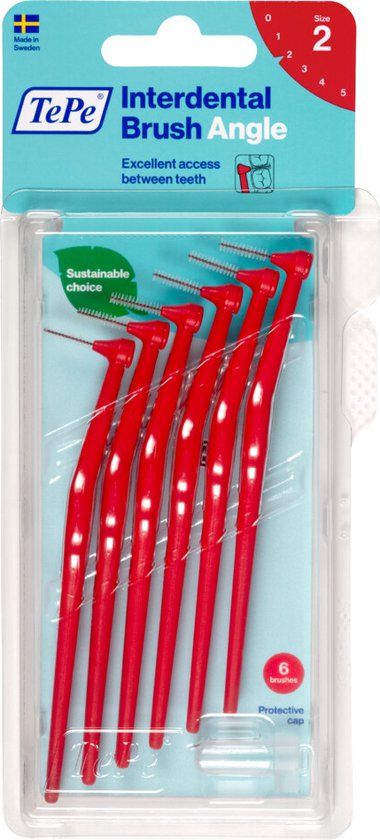 TePe Angle Interdentale Ragers Rood 0.5mm (6 stuks)