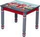 Teamson Kids Houten Tafel Voor Kinder - Kinderslaapkamer Accessoires - Brandweerman Ontwerp