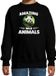 Bellatio Decorations Panda Sweater - Black - Kids - Amazing Wild Animals - Gift Sweater Panda / Panda Bear Lover 134/146