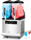 Vevor 12Lx2 Commerciële Slush-ijsmachine Margarita Smoothie-drankmaker
