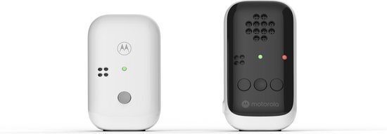 Motorola Nursery BabyPhone PIP10-230V - Draagbare ouderunit - 300 meter bereik - incl. 2 voedingen - kunststof - wit
