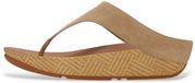 Fitflop Lulu beige suède plateau sandale pour femmes - taille 38
