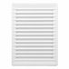 EDM Ventilatierooster 87733 Wit 13,7 x 20,7 cm Muggennet