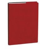Quo Vadis PRENOTE 024362Q Agenda Italiaans jaar 2026, kleur rood formaat A4 21 x 29,7 cm weekkalender 13 maanden december december wit papier adresboek afneembare omslag van synthetisch Rome