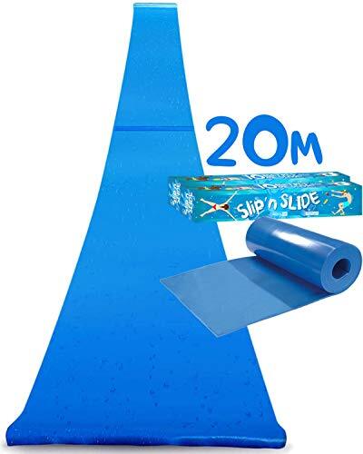 Original Cup Officiële Maxi Giant Slip en Slide XXXXL | 20 meter glijbaan | Dubbel | Premium kwaliteit glijmat | Snelste Slip'n Slide | Sterkste waterglijbaan | Outdoor Watersport | Spel | 100% plezier | OriginalCup®