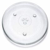 GC GLOBALCOMMERCE Draaibare schaal voor universele magnetronoven met een diameter van 31,5 cm, verhoogd