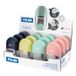 Milan 4714112 Potloodslijper Handmatige Puntenslijper Blauw, Roze, Turkoois, Geel