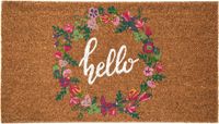 Fisura Deurmat Hello Flowers Kokosvezel/PVC Multicolor 70 x 40 cm