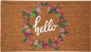 Fisura Deurmat Hello Flowers Kokosvezel/PVC Multicolor 70 x 40 cm