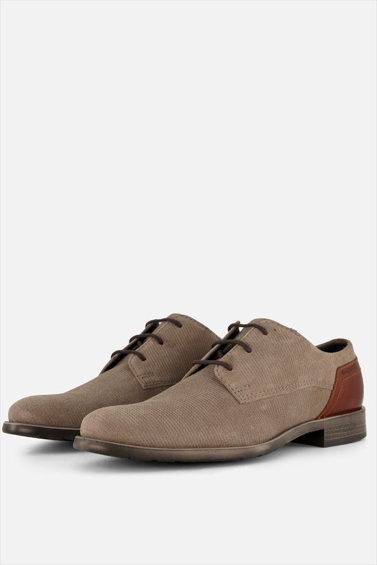 Bugatti Veterschoenen taupe Suede - Maat 42