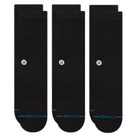 Stance unisex casual 3P sokken icon zwart