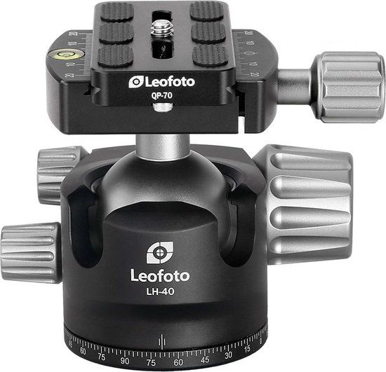 Leofoto LH-40 balhoofd met QP-70 snelkoppelingsplaat