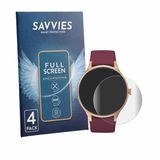 Savvies - Screenprotector voor Fitpolo Smartwatch 1.57" - Folie Beschermfolie transparant volledig dekking 4 Stuks