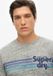 Superdry Terrain T-shirt à Manches Courtes à Logo Rayé Gris S Homme