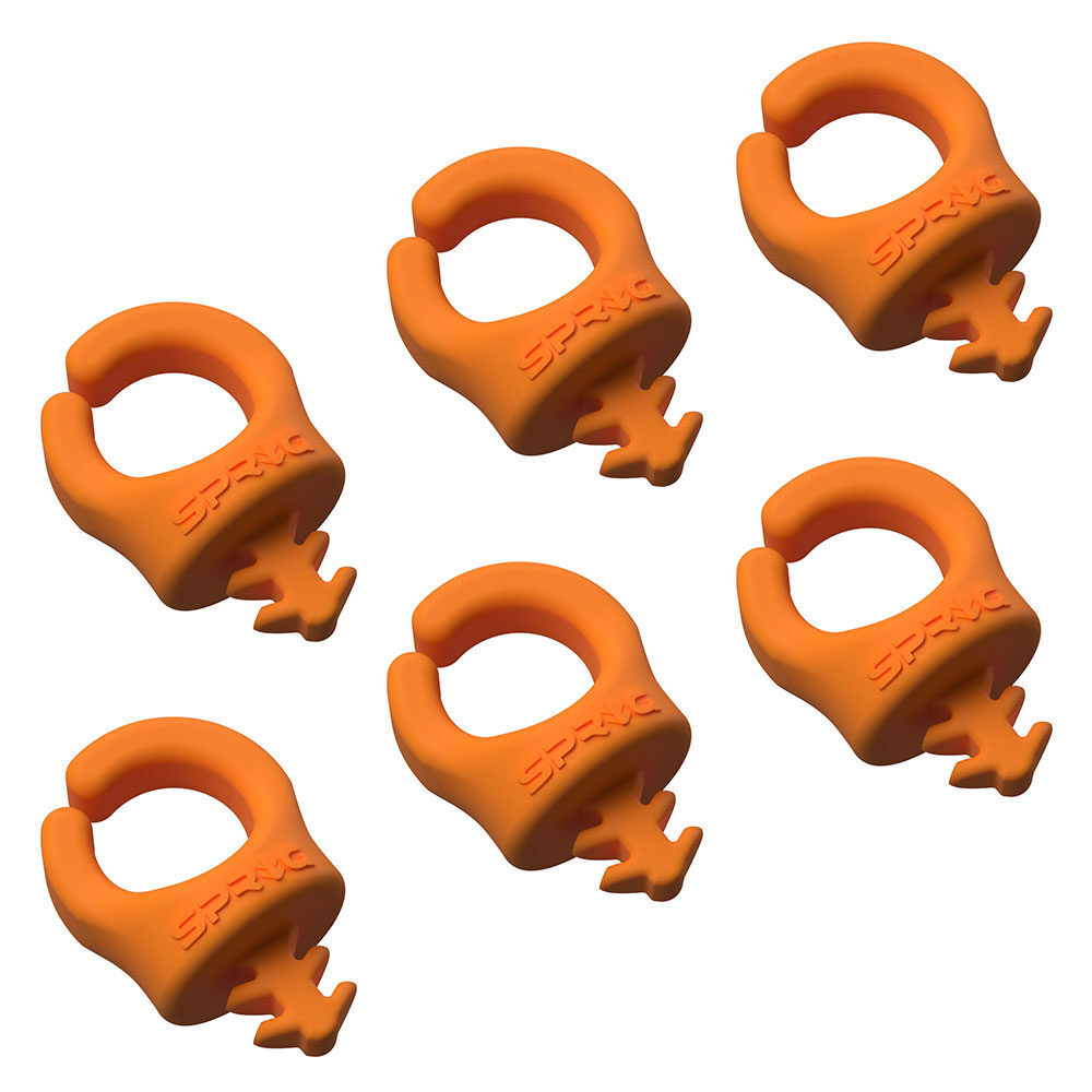 SPRIG SPRIG Cable Opening 9 mm 1/4”-20, Orange, 6-Pack