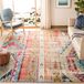 Safavieh Monaco Collection Boho Chic Tribal tapijt, kreukvrij, rafelt en vuilafstotend, voor woonkamer en slaapkamer, 1,5 x 1,5 m, vierkant, meerkleurig, MNC22F