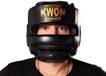 KWON Casque de boxe avec protège-nez Prof.Box. Cuir Noir/Brun L/XL