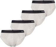 VIP Slip Premium Jersey Stretch Heren XXL Grijs gemêleerd Effen 4 stuks
