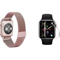 SZSMART Kit Armband + Film (Xiaomi Watch S1 - Roze en Transparant)