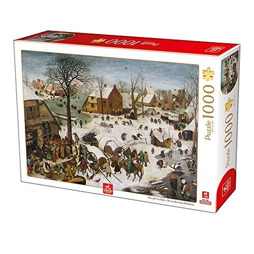 Deico Games 5947502876649 Art Puzzel 1000 Pieter Breughel The Elder, Multicolor